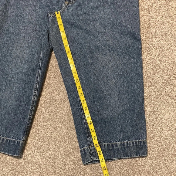 Vintage Eddie Bauer high rise capri jeans 10P - Picture 12 of 16